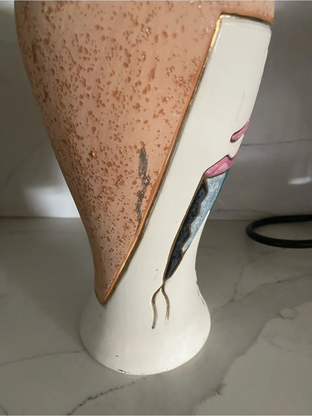 Vintage Native American Vase Sandstone